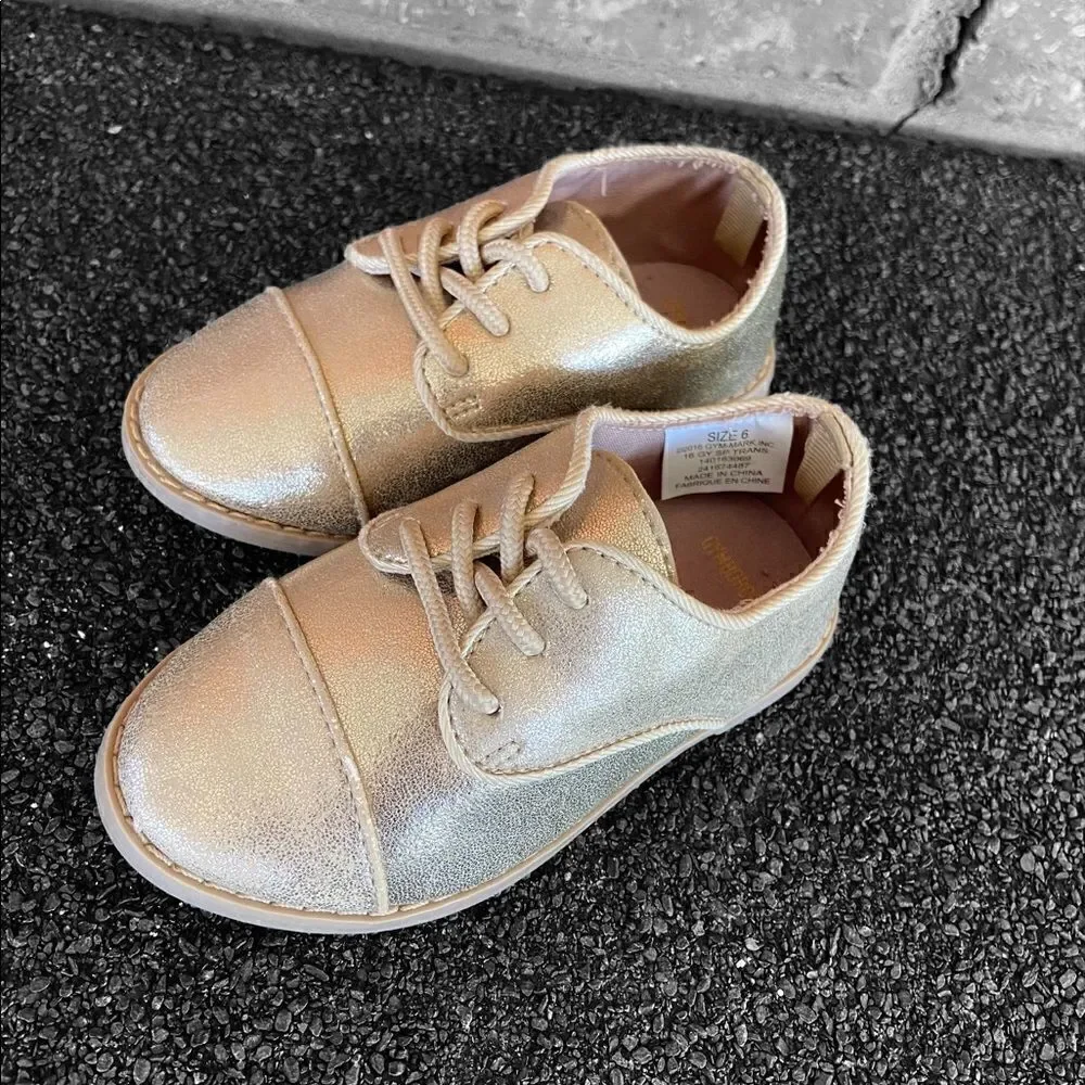 Gymboree gold oxfords